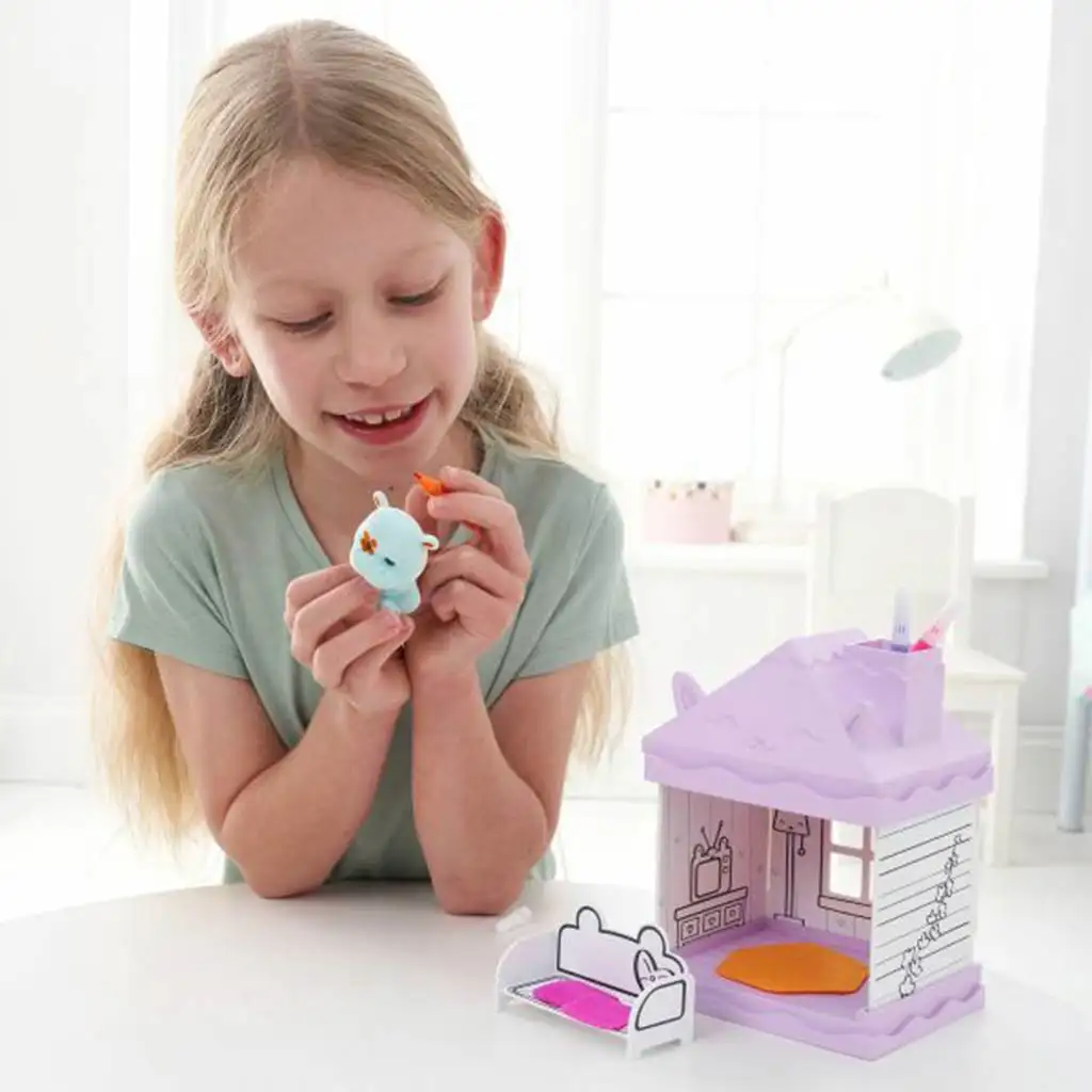 imagen de Playmonster: Fuzzikins hipopótamo set de juego de sala 3
