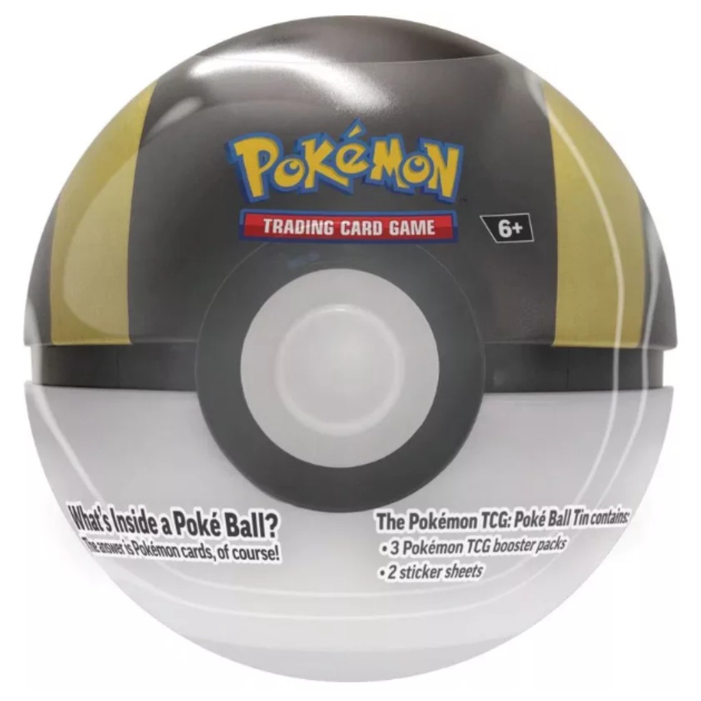 imagen de Pokémon TCG 2024 Lata de Poké Ball – Lata de metal en forma de Pokéball con 3 sobres en varias versiones 2