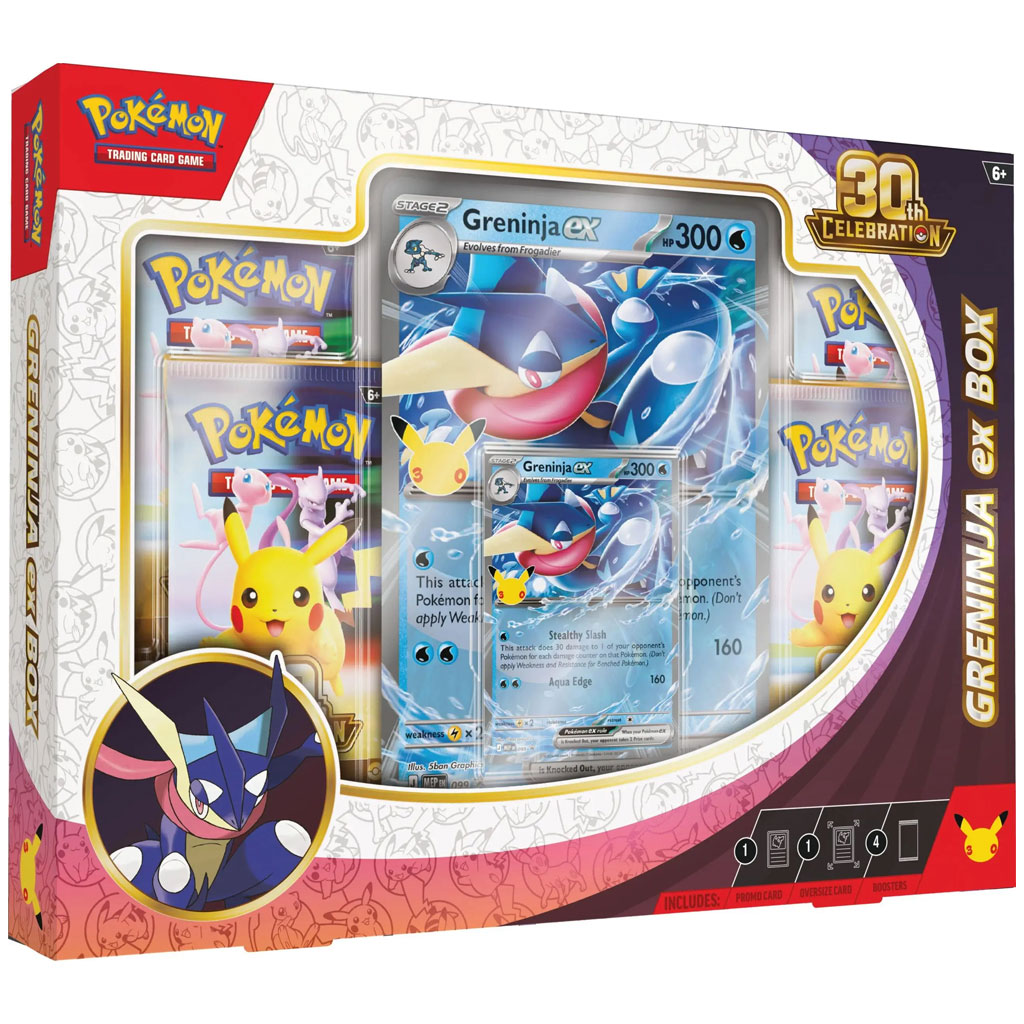 imagen de Pokémon TCG: 30ª Celebración – Caja de Greninja ex 1