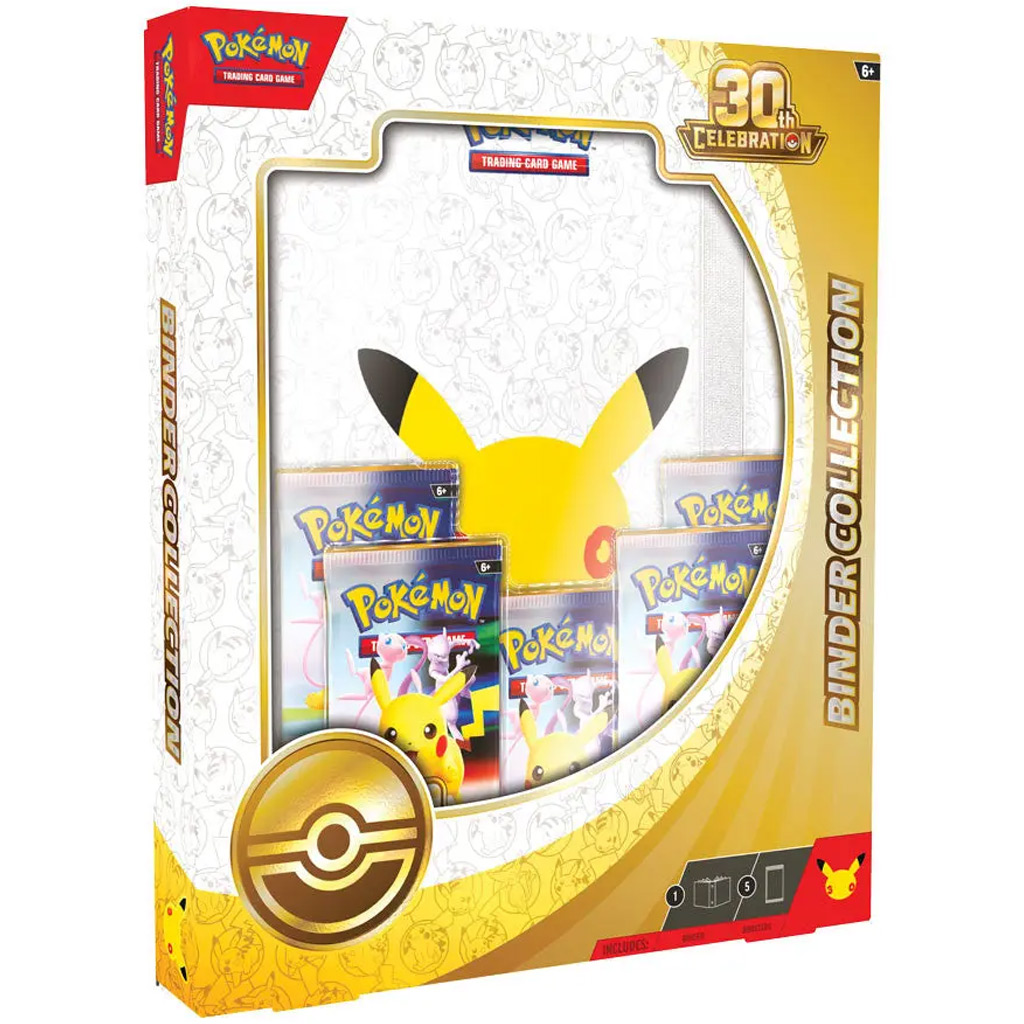 imagen de Pokémon TCG: Colección de carpetas de celebración del 30º aniversario – 9 carpetas de coleccionista con paquetes de refuerzo 1