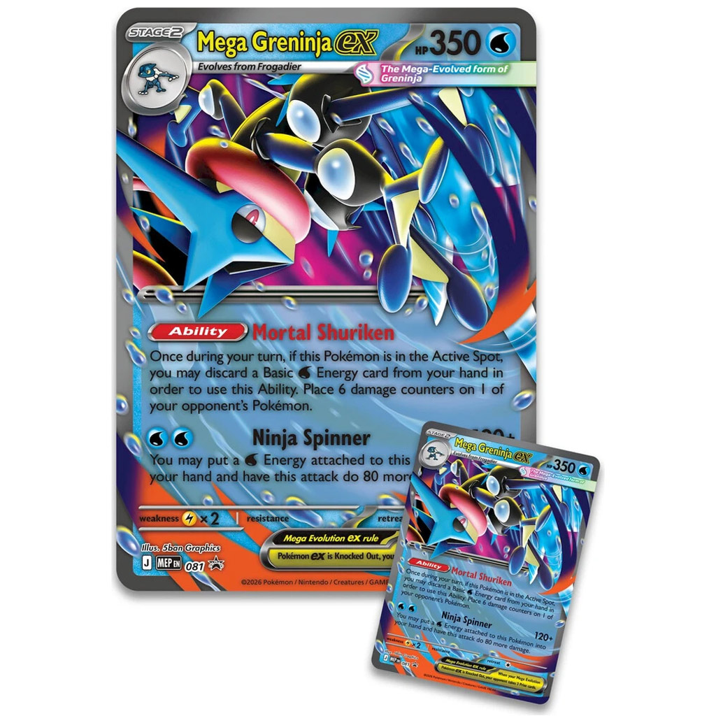 imagen de Pokémon TCG: Mega Greninja ex Colección Premium 3