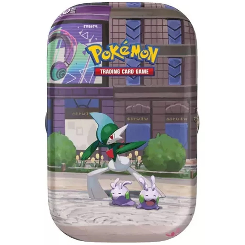 imagen de Pokémon TCG: Mini Lata de Lumiose City paquete de cartas coleccionables en almacenamiento metálico en varias versiones 1ud 2