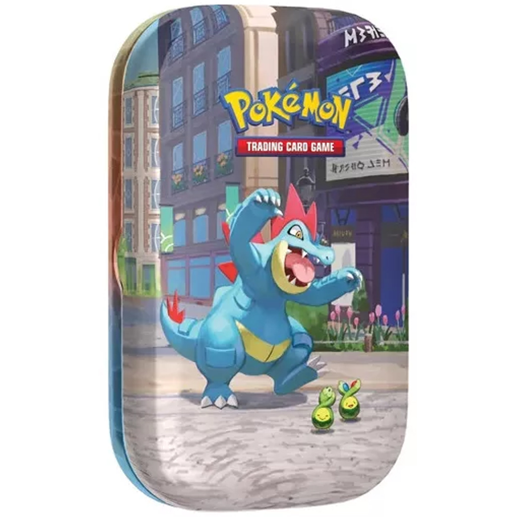 imagen de Pokémon TCG: Mini Lata de Lumiose City paquete de cartas coleccionables en almacenamiento metálico en varias versiones 1ud 3
