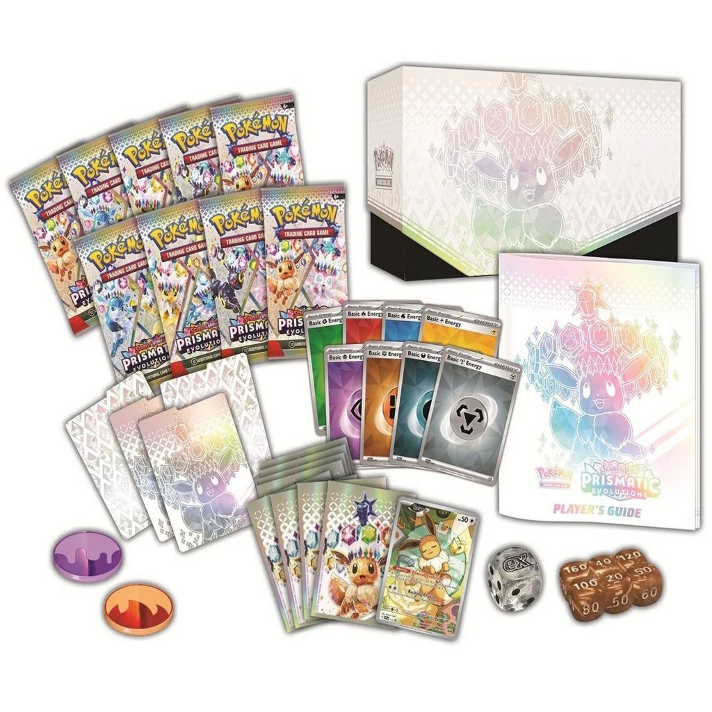 imagen de Pokémon TCG: SV8.5 Evoluciones Prismáticas Caja de Entrenador Élite con 9 sobres 2