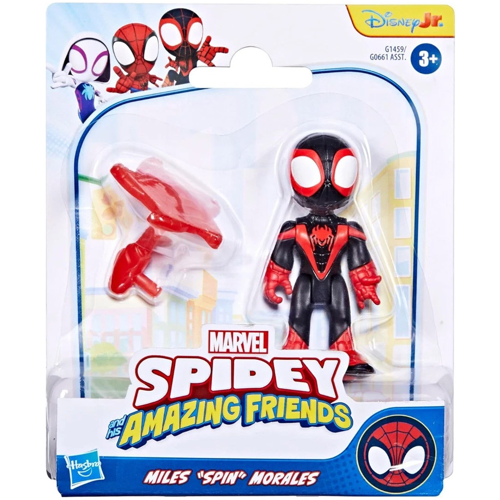 imagen de Póki y sus maravillosos amigos: figura de acción de Miles Morales con accesorio - Hasbro 1