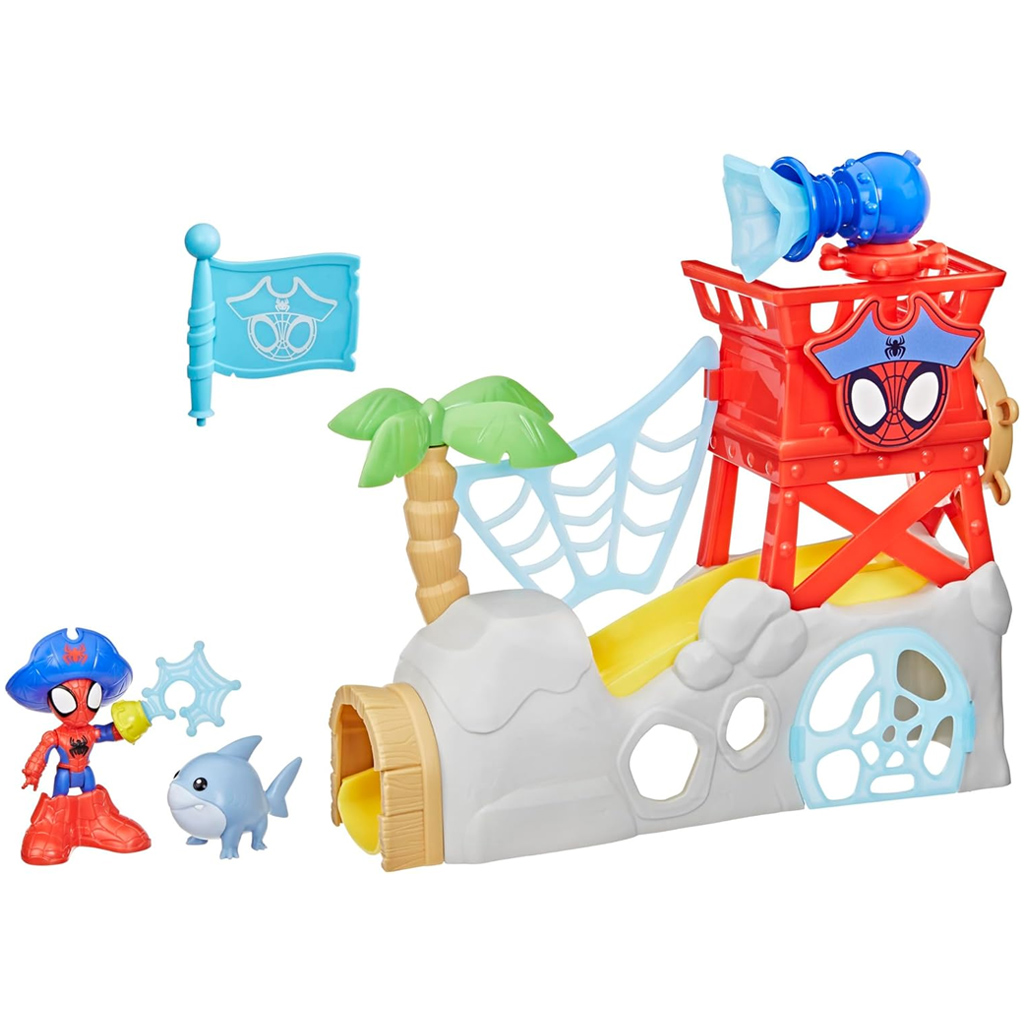 imagen de Póki y sus maravillosos amigos Waterwebs: El set de juego de la isla de Póki - Hasbro 2