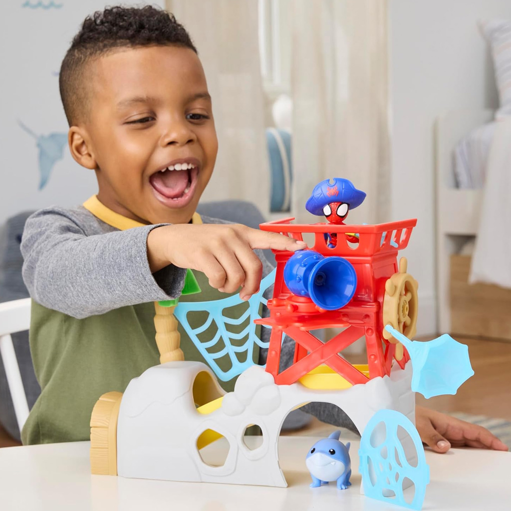 imagen de Póki y sus maravillosos amigos Waterwebs: El set de juego de la isla de Póki - Hasbro 3