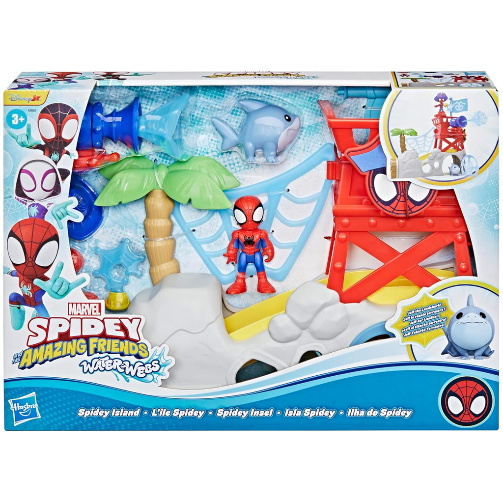 imagen de Póki y sus maravillosos amigos Waterwebs: El set de juego de la isla de Póki - Hasbro 1