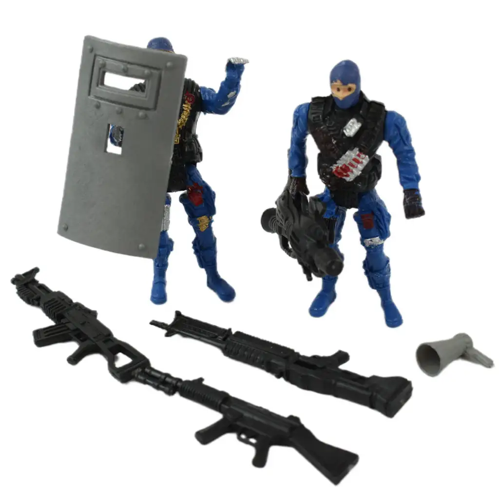 imagen de Police Pioneer: Set de policía con figuras y armas en dos versiones 2