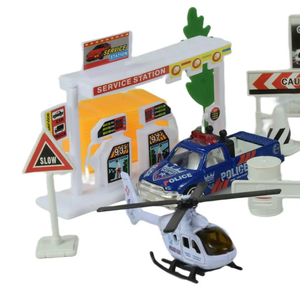 imagen de Policía Squad: Set de juego de policía con vehículos y accesorios en dos versiones 3