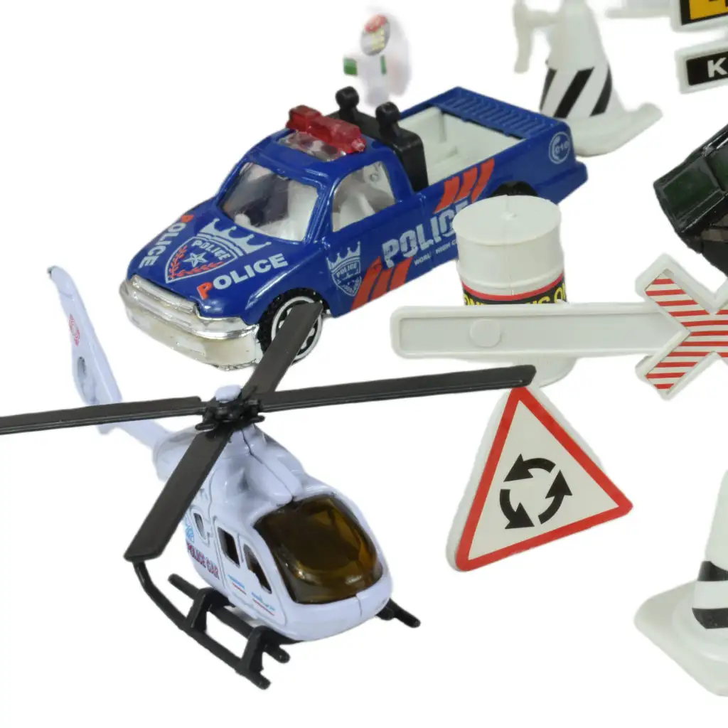 imagen de Policía Squad: Set de juego de policía con vehículos y accesorios en dos versiones 5