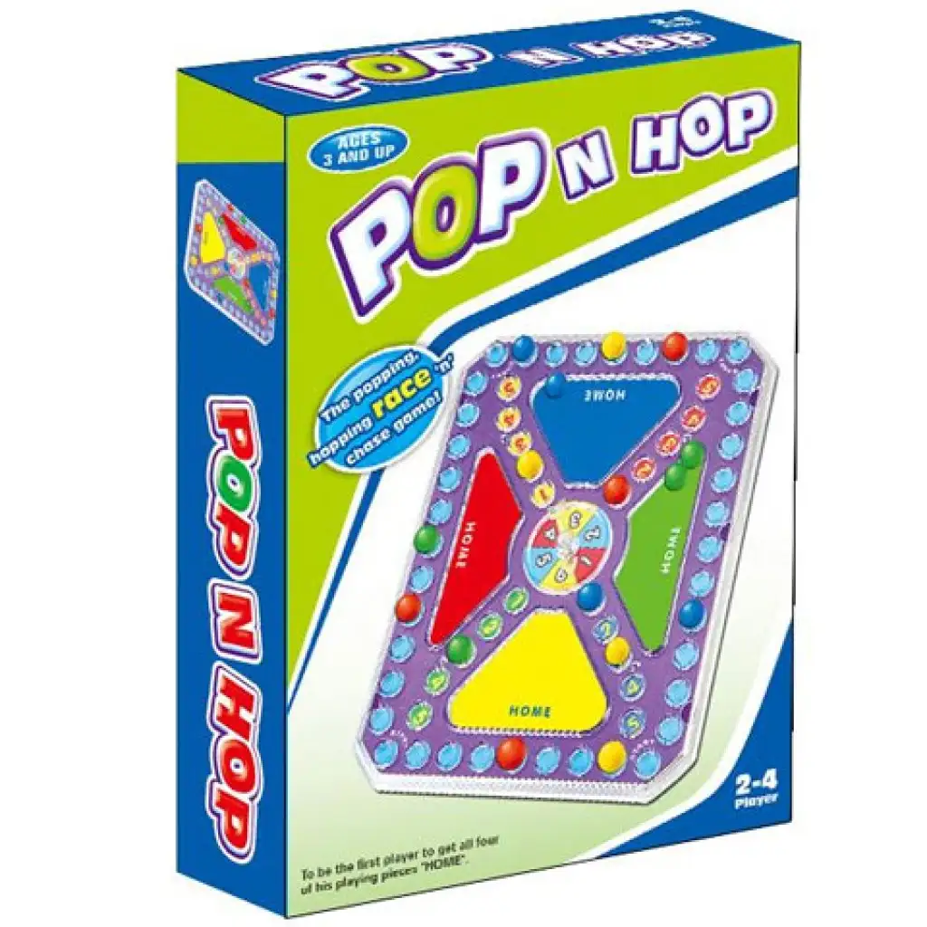 imagen de Pop 'n Hop: ¿Quién se ríe al final? juego de mesa de viaje 1