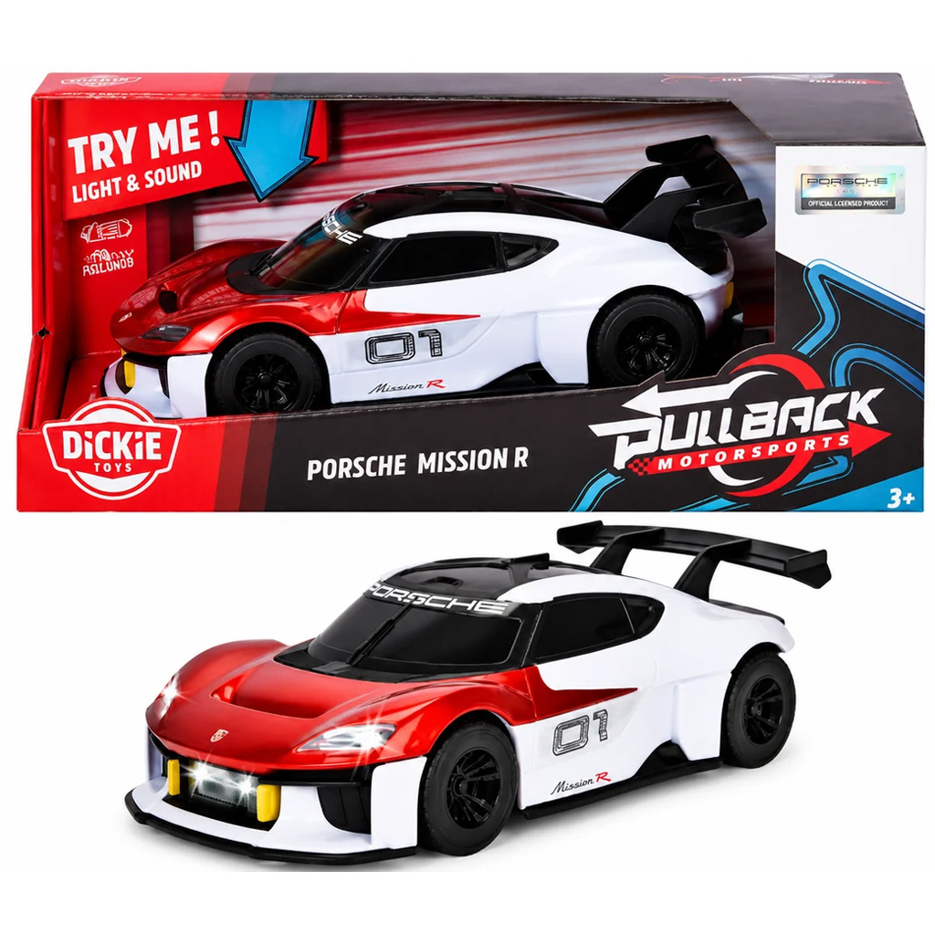 imagen de Porsche Mission R coche pequeño con luz y sonido - Dickie Toys 1