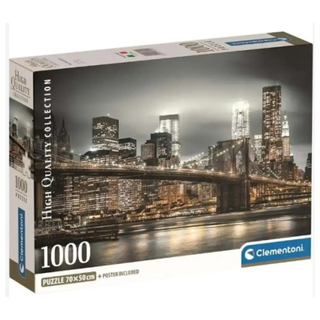 imagen de Póster de rompecabezas HQC de 1000 piezas de Nueva York - Clementoni 1