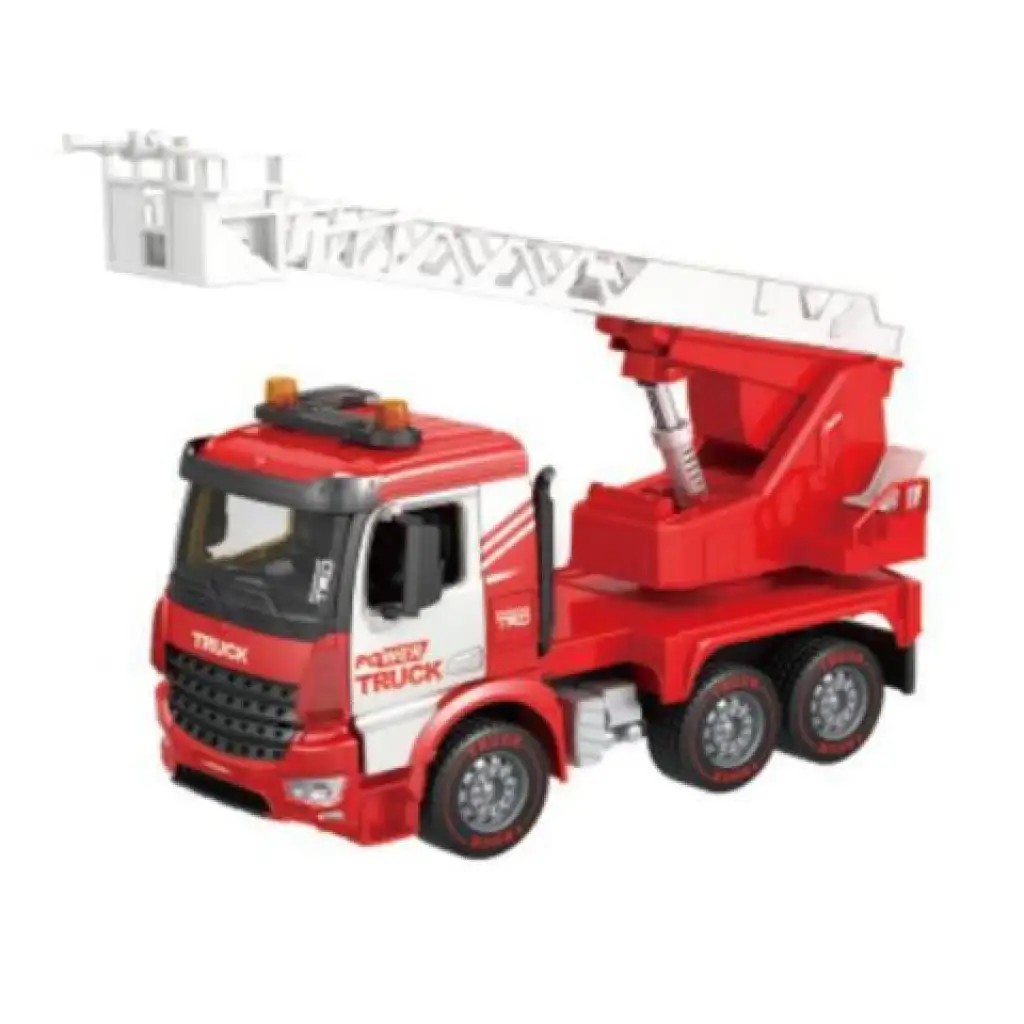 imagen de Power Truck Camión de bomberos con cesta elevadora, luz y sonido 40cm 1