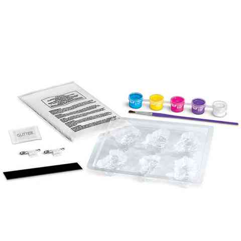 imagen de Princesa brillante kit de imán de yeso creativo 2