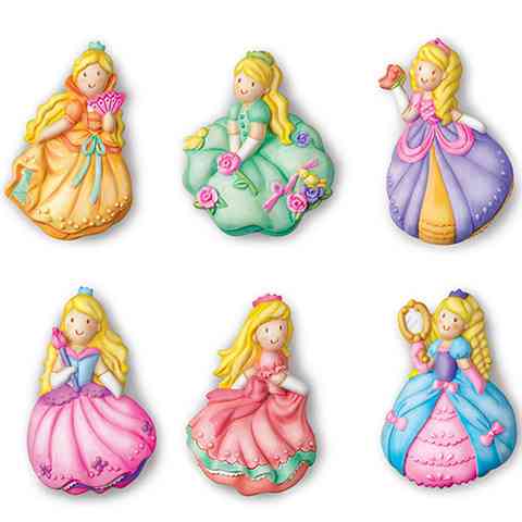 imagen de Princesa brillante kit de imán de yeso creativo 3