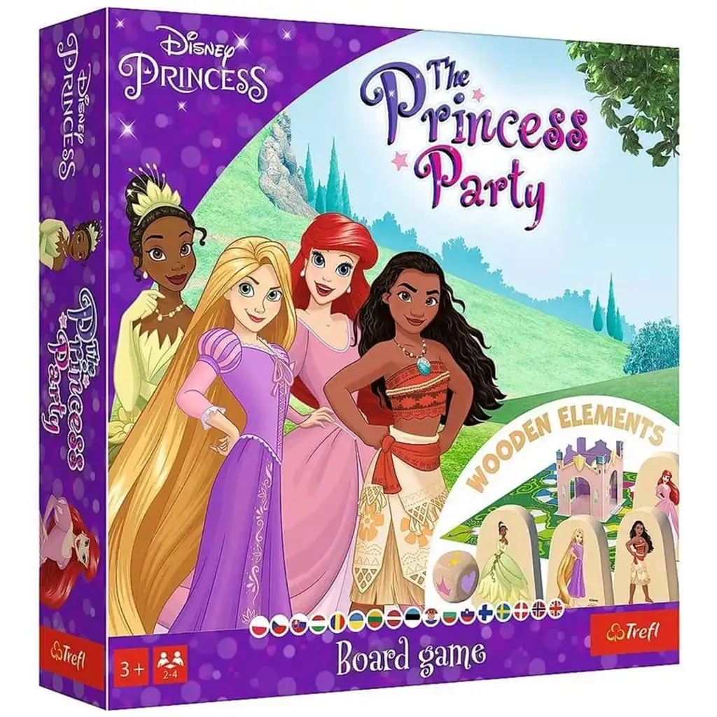 imagen de Princesas Disney: El juego de mesa de la fiesta de las princesas - Trefl 1