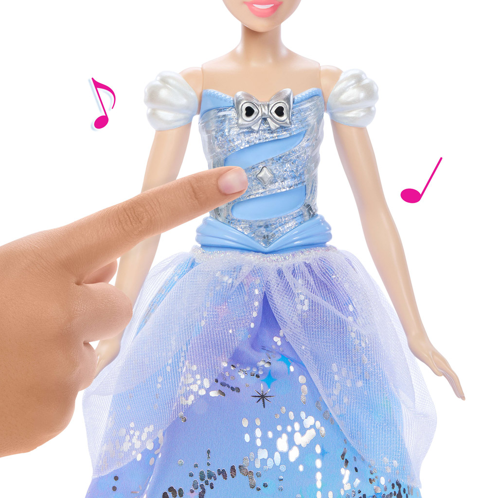 imagen de Princesas Disney: Muñeca Cenicienta Mágica - Mattel 3