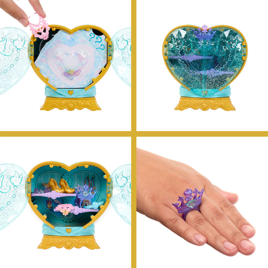 imagen de Princesas Disney - Muñeca Sorpresa Corazón Desnudo - Jasmine - Mattel 4