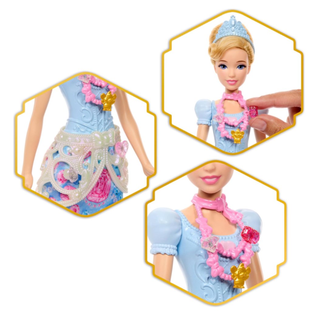 imagen de Princesas Disney: Muñeca sorpresa de corazón - Cenicienta - Mattel 2