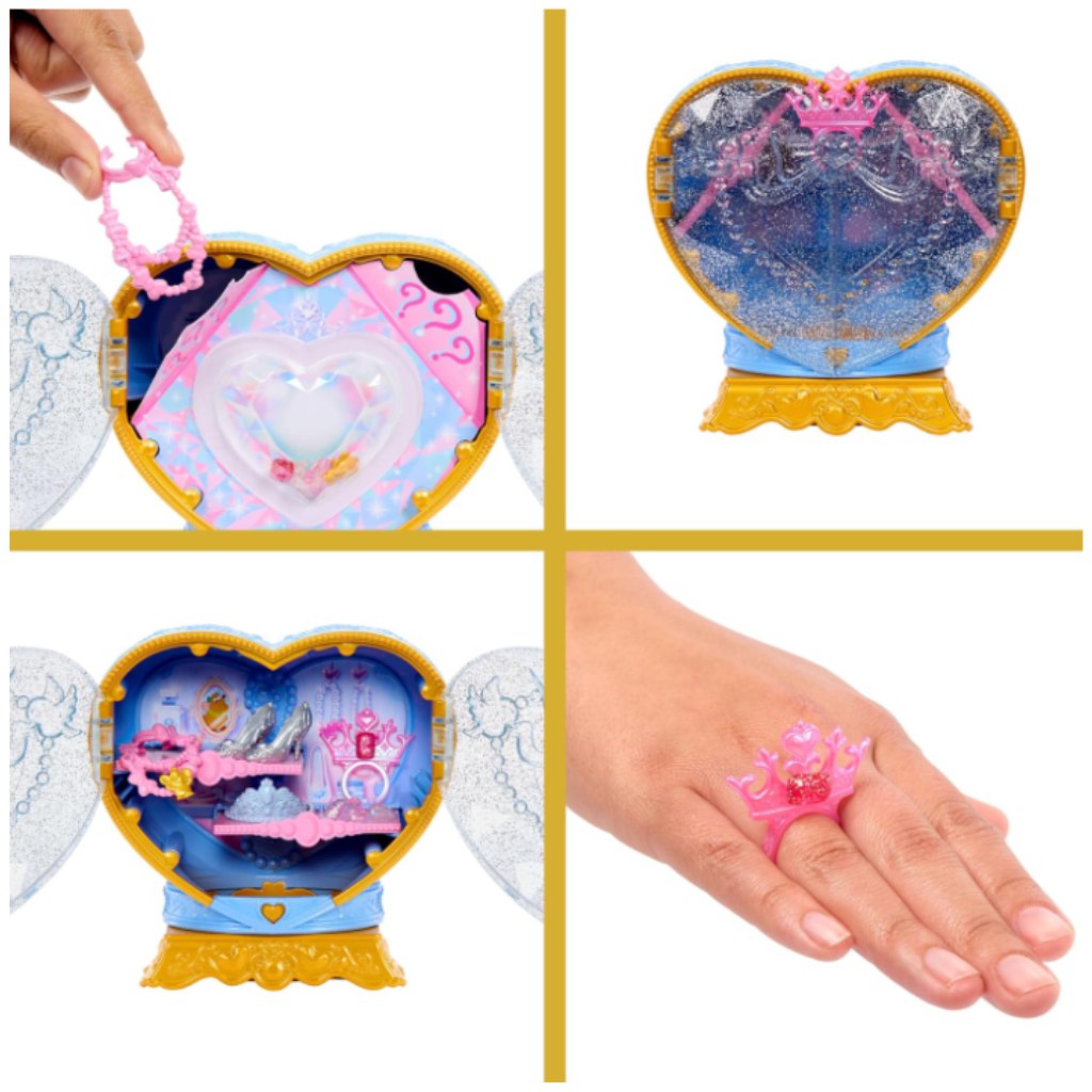 imagen de Princesas Disney: Muñeca sorpresa de corazón - Cenicienta - Mattel 3