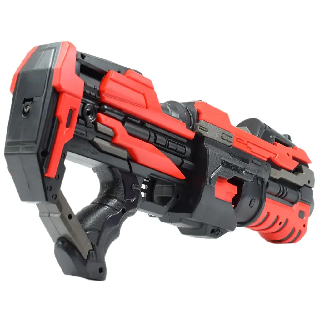 imagen de Pro Attack: Arma de dardos de esponja electrónica con cargador y balas de 45cm 3