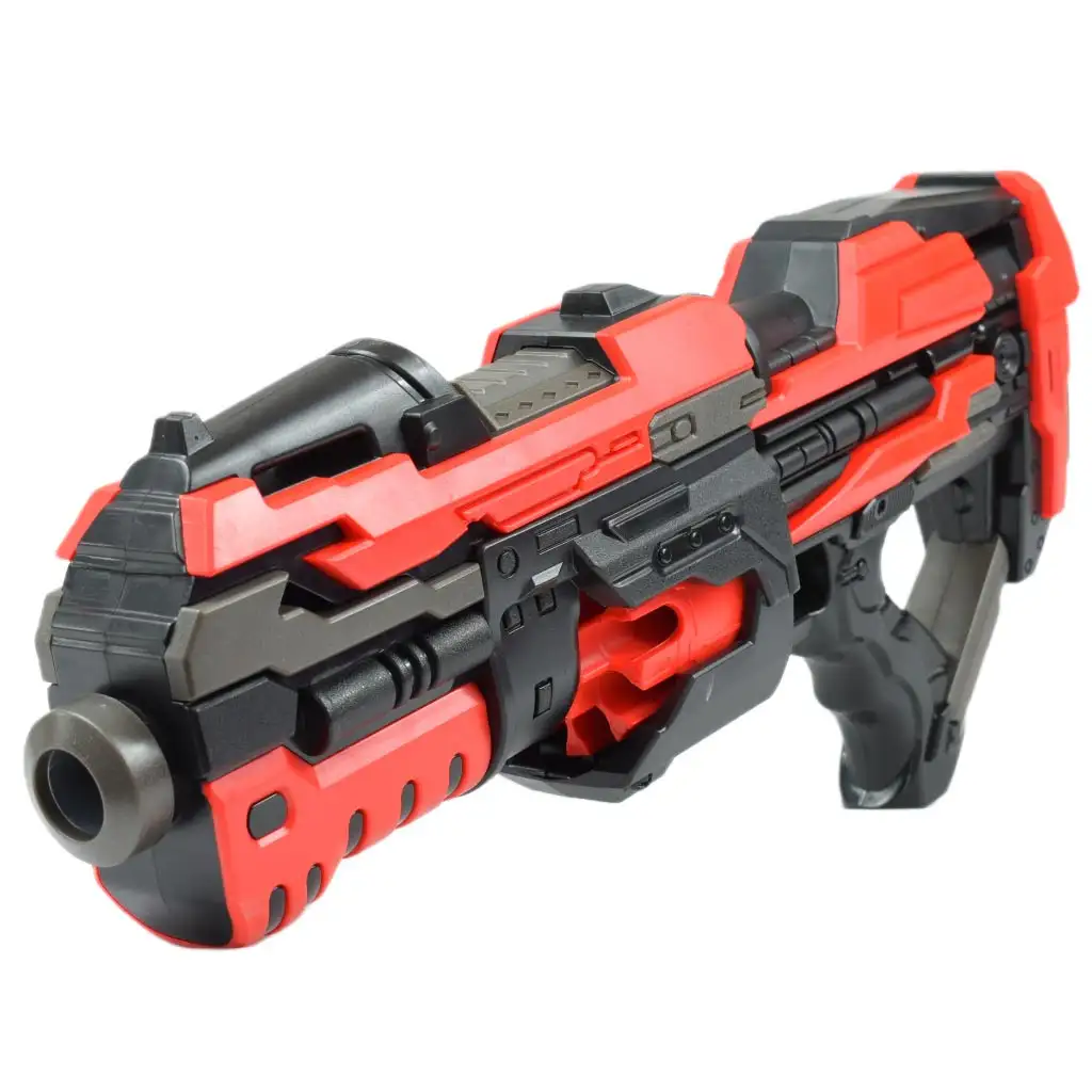 imagen de Pro Attack: Arma de dardos de esponja electrónica con cargador y balas de 45cm 5