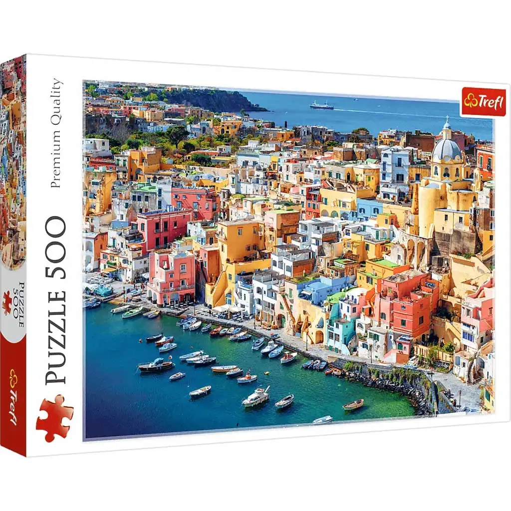 imagen de Procida, Campania, Italia puzzle de 500 piezas - Trefl 1