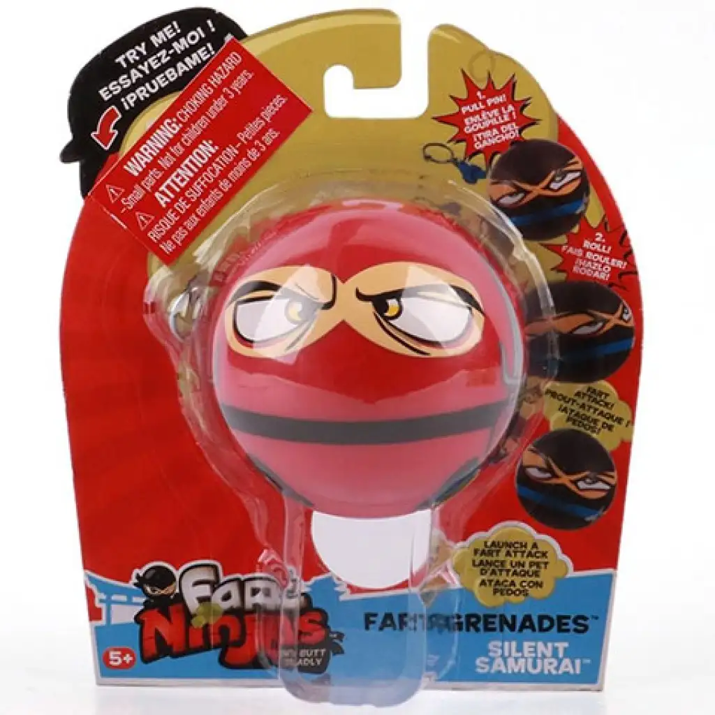 imagen de Puki Ninja pedo granadas - Samurai silencioso 1