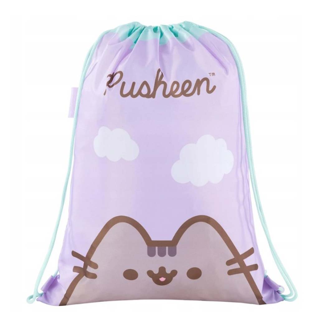 imagen de Pusheen mochila deportiva lila, 43x34cm 1