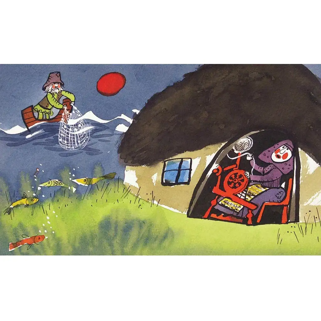 imagen de Pushkin: Cuento del pescador y el pez pequeño diaporama 1