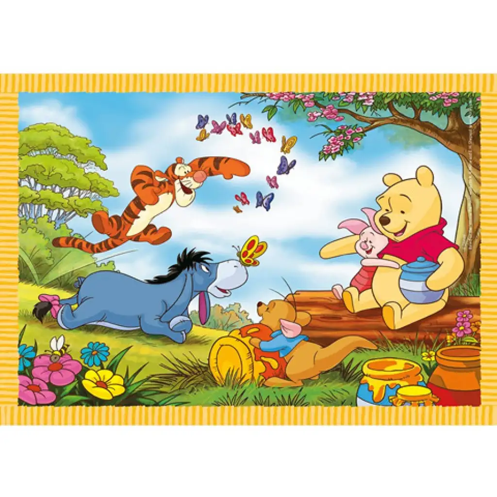 imagen de Puzzle 4 en 1 de Winnie the Pooh - Clementoni 2