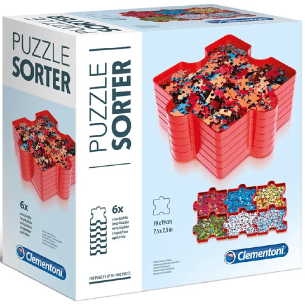 imagen de Puzzle clasificador de bandejas set de 6 piezas - Clementoni 1