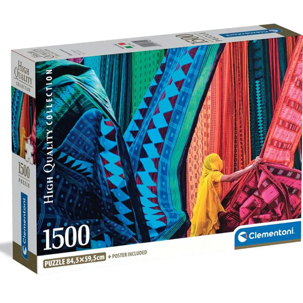 imagen de Puzzle compacto de 1500 piezas en el mar de colores - Clementoni 1