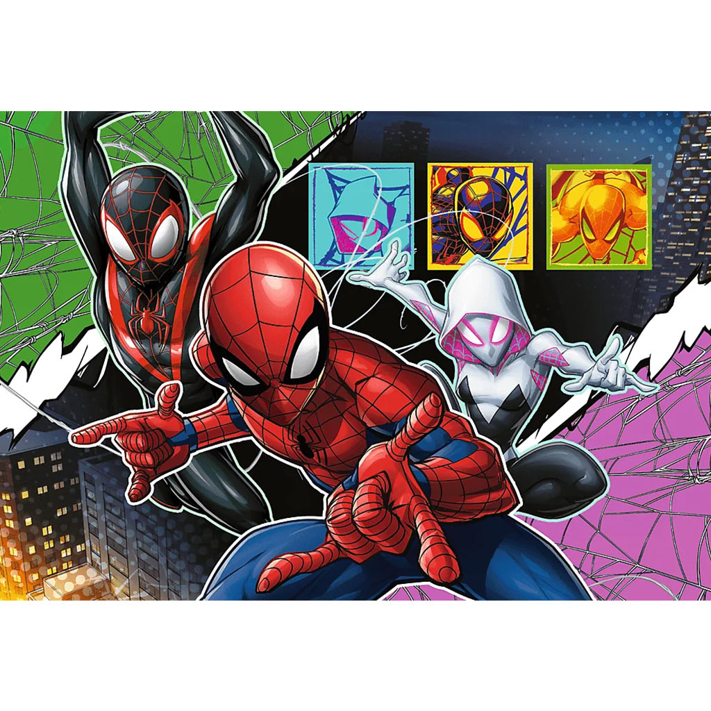 imagen de Puzzle de 100 piezas del héroe Spider-Man de Marvel - Trefl 2