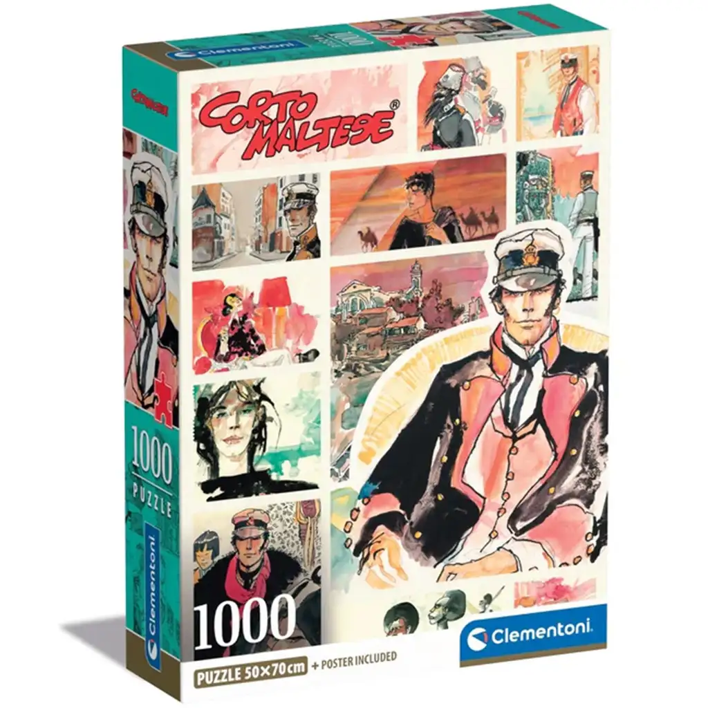 imagen de Puzzle de 1000 piezas de Corto Maltés - Clementoni 1