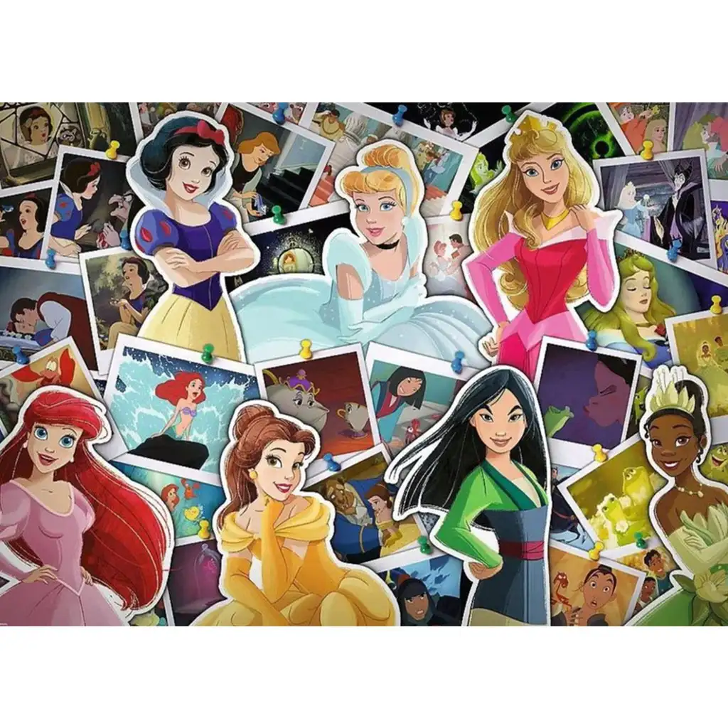 imagen de Puzzle de 1000 piezas de fotos de princesas Disney - Trefl 2