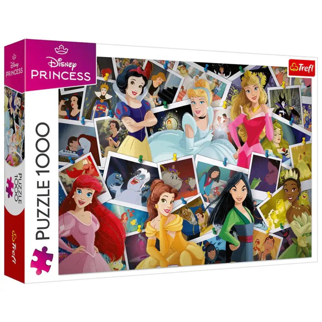 imagen de Puzzle de 1000 piezas de fotos de princesas Disney - Trefl 1