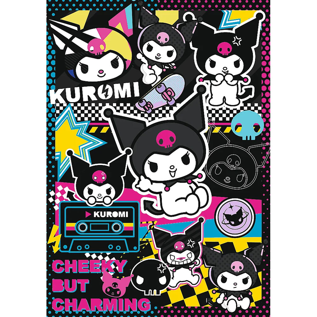 imagen de Puzzle de 1000 piezas de Kuromi travieso y lindo - Trefl 2