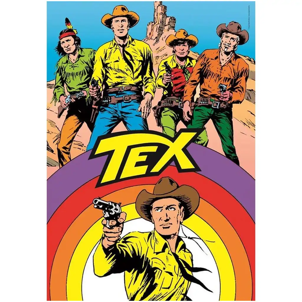 imagen de Puzzle de 1000 piezas de Tex con póster - Clementoni 2