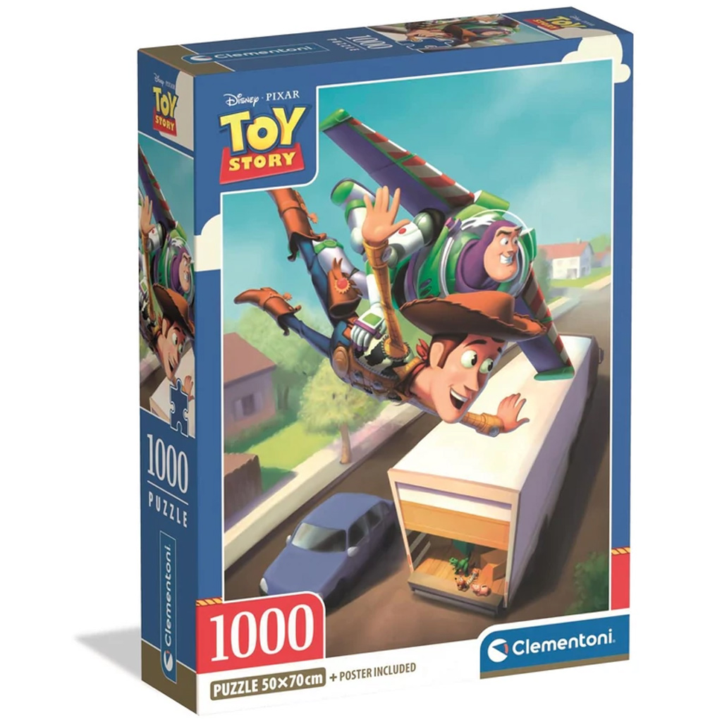 imagen de Puzzle de 1000 piezas de Toy Story - Clementoni 1