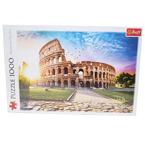 imagen de Puzzle de 1000 piezas del Coliseo Soleado, Roma - Trefl 1