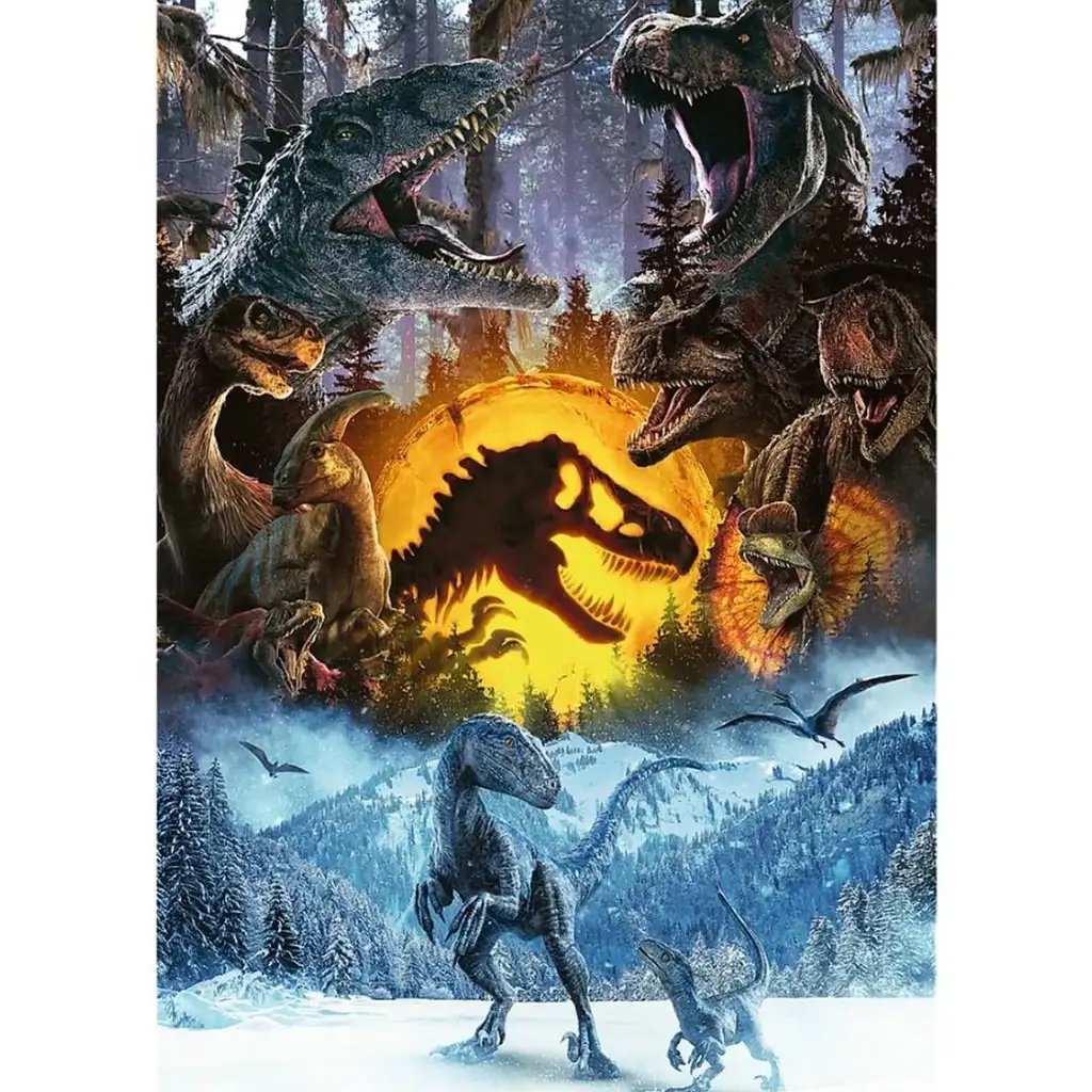 imagen de Puzzle de 1000 piezas del mundo de Jurassic Park - Trefl 2