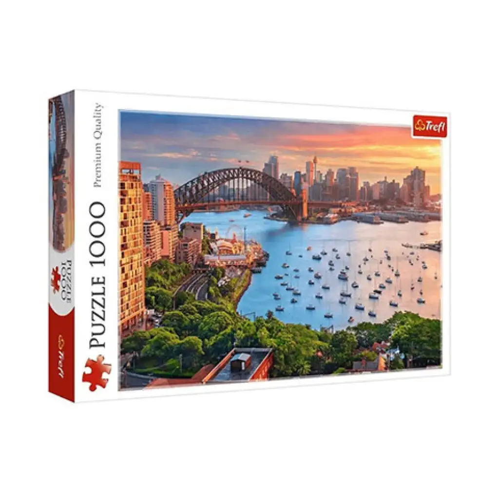 imagen de Puzzle de 1000 piezas del Puente del Puerto de Sídney, Australia - Trefl 1