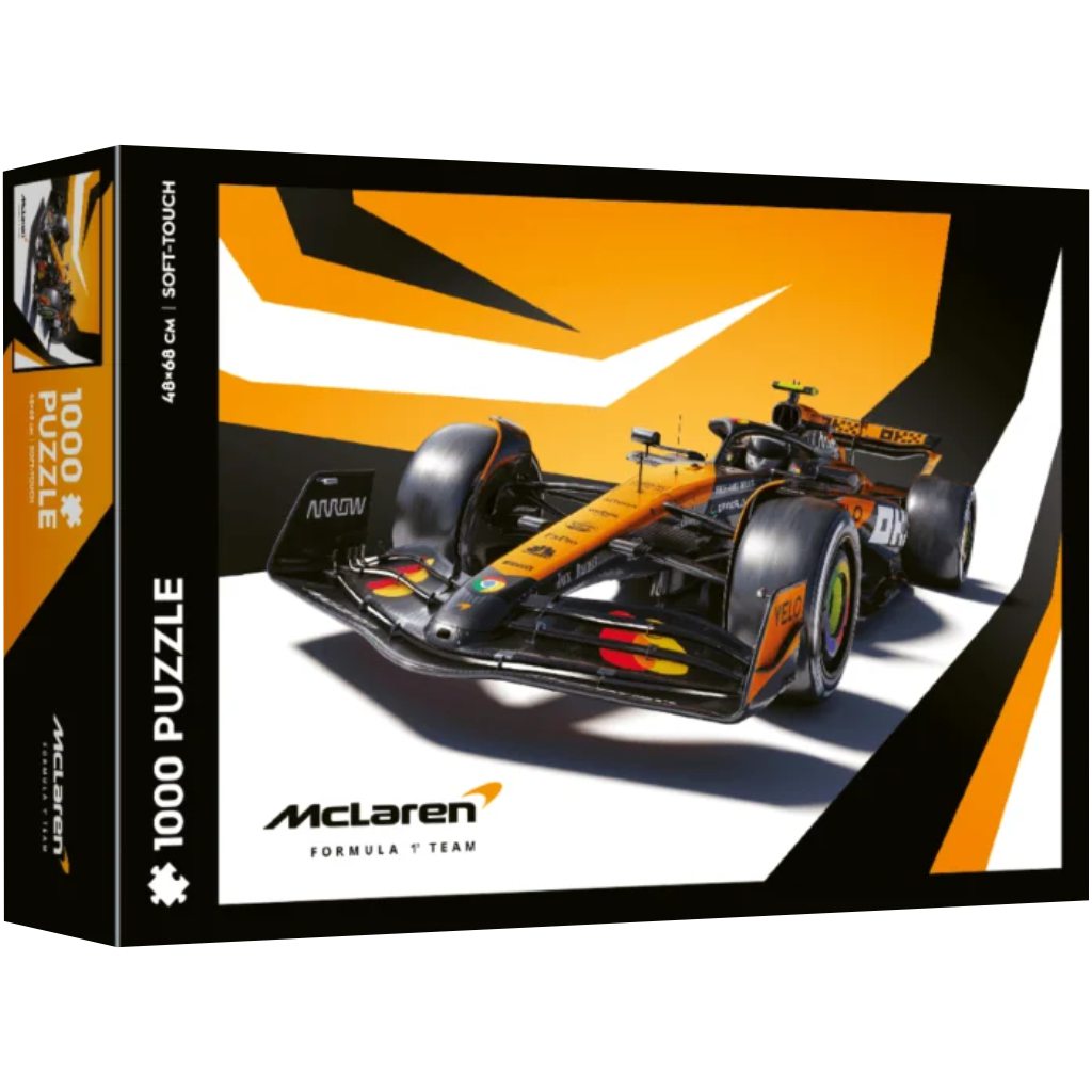 imagen de Puzzle de 1000 piezas Soft-Touch del equipo McLaren de Fórmula 1 – Trefl 1