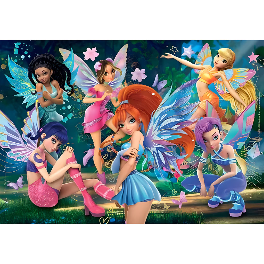 imagen de Puzzle de 104 piezas de las hadas del Winx Club - Clementoni 2