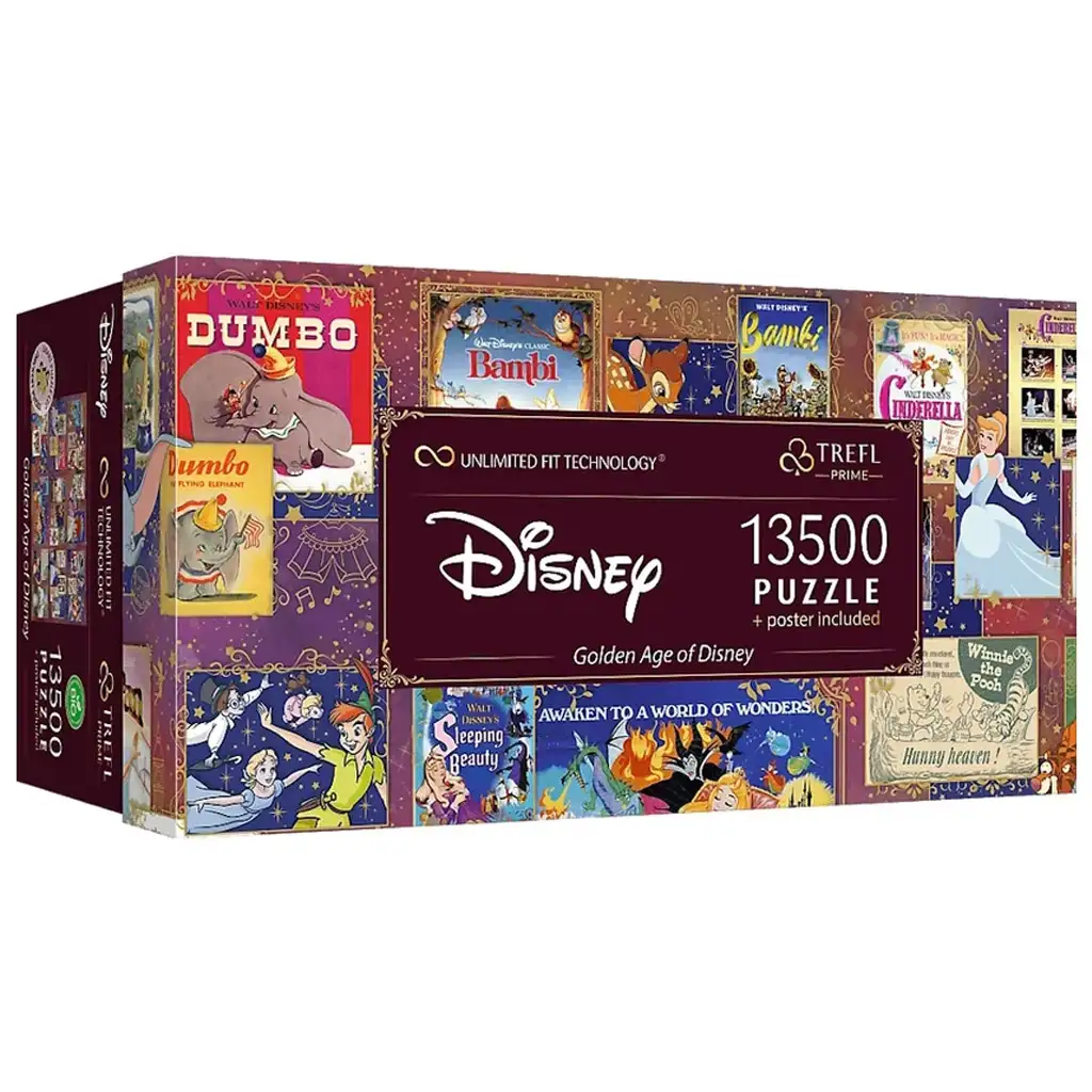 imagen de Puzzle de 13500 piezas de los años dorados de Disney - Trefl 1