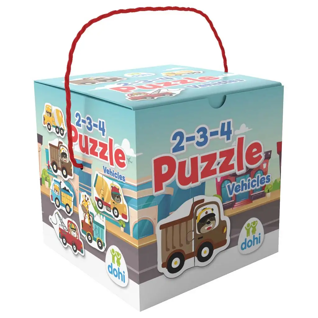 imagen de Puzzle de 2-3-4 Piezas - Vehículos 1