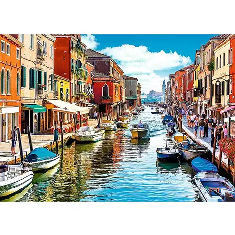 imagen de Puzzle de 2000 piezas de la isla de Murano en Venecia - Trefl 2